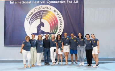 H Οργανωτική Επιτροπή για το 34ο Διεθνές Φεστιβάλ Γυμναστικής Για Όλους Άννα Πολλάτου - Ευχαριστήριο