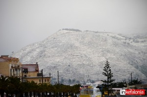 Τα πρώτα χιόνια στο Αργοστόλι (ανανεωμένο)