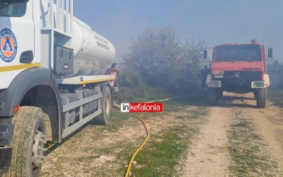 Μεγάλη φωτιά στα Μαυράτα - Σηκώθηκε ένα αεροσκάφος