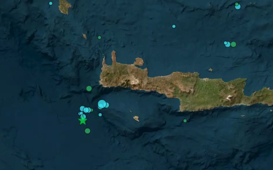 Σεισμός στα Χανιά: 5,3 Ρίχτερ – Είχαν προηγηθεί μικρότερες δονήσεις