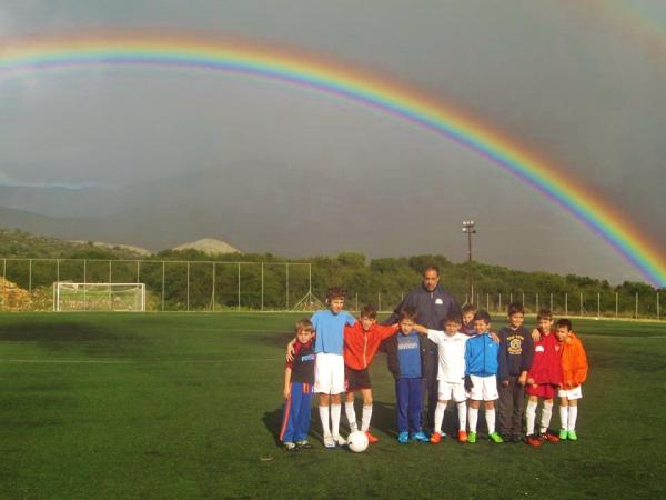 Προπόνηση κάτω απ΄ το ουράνιο τόξο στις Κεραμειές!