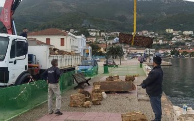 Στανίτσας - Ιθάκη: Ξεκίνησε το έργο για την αποκατάσταση των μουραγιών (εικόνες)