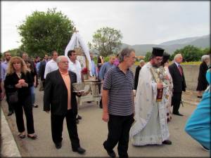 Η Λιτανεία της Παναγίας Ευαγγελιστρίας στην Πεσσάδα (photos + video)