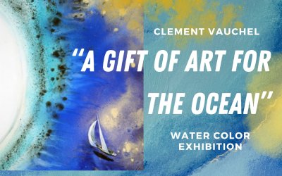 ‘’A gift of art for the ocean'' από τον Clement Vauchel στο Ιόνιο Κέντρο Τεχνών και Πολιτισμού στα Μεταξάτα