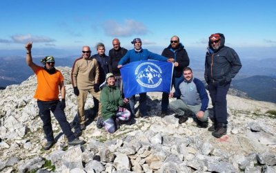 H Ορειβατική Λέσχη Κεφαλονιάς κατέκτησε και τον Πάρνωνα! (Μεγάλη Τούρλα 1935μ.)