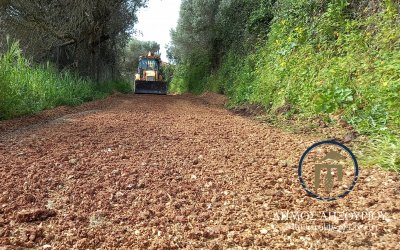 Δήμος Ληξουρίου: Συνεχίζονται τα έργα σε επαρχιακό-αγροτικό δίκτυο