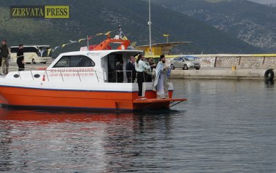 Ο Αγιασμός των Υδάτων στην Σάμη (εικόνες)