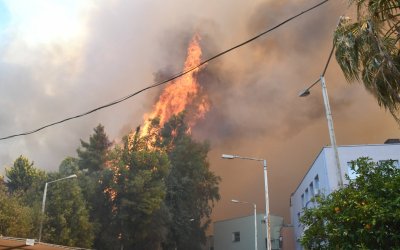 Φωτιά στην Πάτρα: Ανεξέλεγκτες διαστάσεις - Εκκενώνεται το Καραμανδάνειο