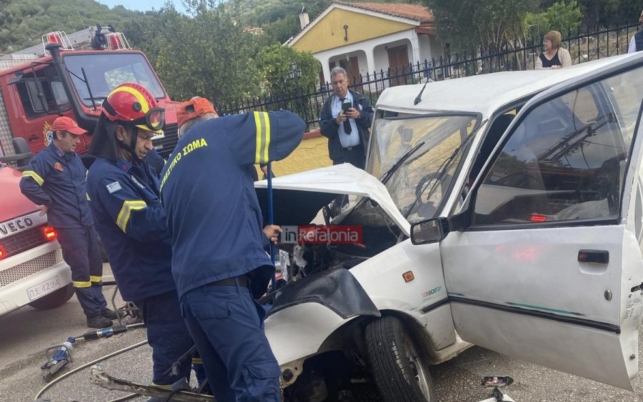 Τροχαίο ατύχημα με τραυματισμούς στα Περατάτα