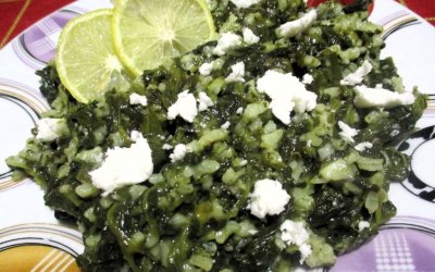 Παραδοσιακό σπανακόριζο από την Σία Λαδά