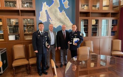 Συνάντηση Κουρή με τον Περιφερειακό Αστυνομικό Διευθυντή Ιονίων Νήσων Δημήτριο Βούλγαρη