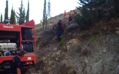 Πρόννοι: Eσβησε η φωτιά στον Άγιο Νικόλαο! (εικόνες) 