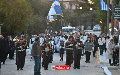Λαμπρός εορτασμός στα Φαρακλάτα με λιτάνευση της εικόνας της Ευαγγελίστριας