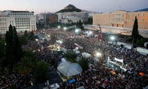 «Βούλιαξε» το Σύνταγμα από την συγκέντρωση για το «ΟΧΙ» (εικόνες)