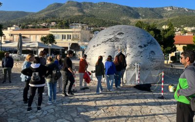 Παρατήρηση της ηλιακής έκλειψης στο Βαθύ Ιθάκης - Μια εκδήλωση ανοικτή για όλους (εικόνες)