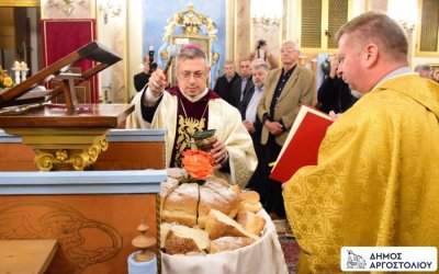 Η εορτή του Αγίου Νικολάου στον Καθολικό Ναό Αργοστολίου