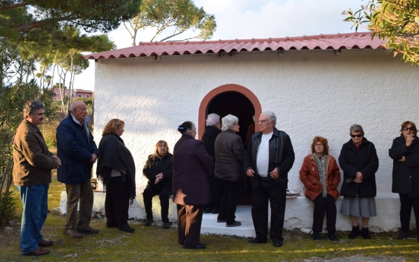 Η γιορτή στο γραφικό εκκλησάκι της Υπαπαντής στην Πεσσάδα (εικόνες)