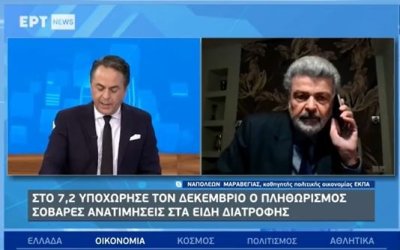 Ο καθηγητής Ναπολέων Μαραβεγιας απο το Αργοστόλι στο Δελτίο Ειδήσεων της ΕΡΤ Νews [Βίντεο]