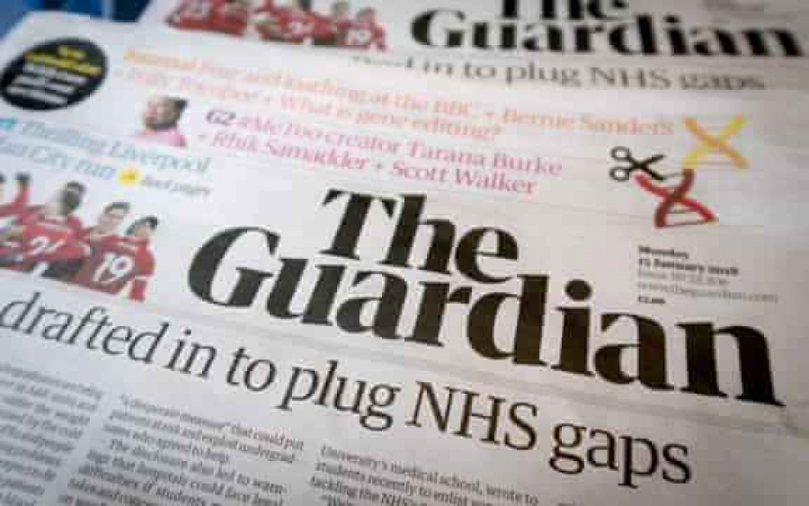 Διαφήμιση στον Guardian για την Κεφαλονιά