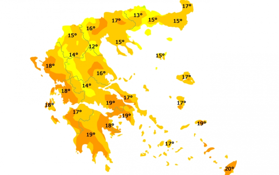 Ηλιόλουστο και ζεστό το Σ/Κ... Χαλάει ο καιρός από Δευτέρα!