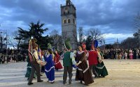 O  Χορευτικός Όμιλος Ελειού Πρόννων "Το Ξώμερο" στο Καρναβάλι της Κοζάνης