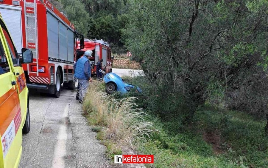 Τροχαίο με εκτροπή οχήματος στα Σιμωτάτα