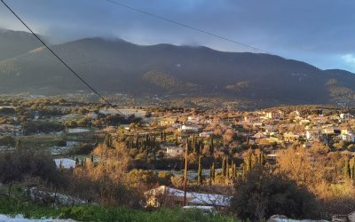 Μια Χριστουγεννιάτικη νότα στο όμορφο Πυργί