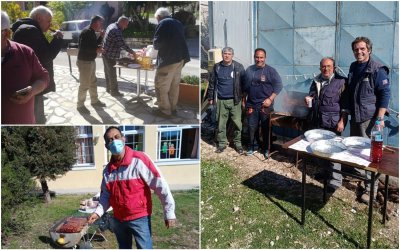 &quot;Πήραν φωτιά τα κάρβουνα!&quot; Εικόνες από την Τσικνοπέμπτη στην Κεφαλονιά!