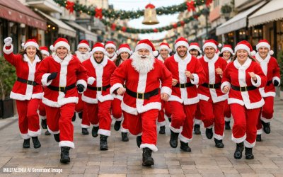 Την Κυριακή φοράμε σκούφο και τρέχουμε στο SantaRun του Δήμου Αργοστολίου!