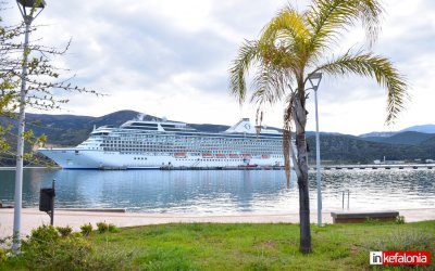 Πρεμιέρα στο Αργοστόλι για το Oceania Riviera! (εικόνες/video)