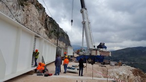 Ολοκληρώνεται το έργο της γέφυρας στο Χάρακα