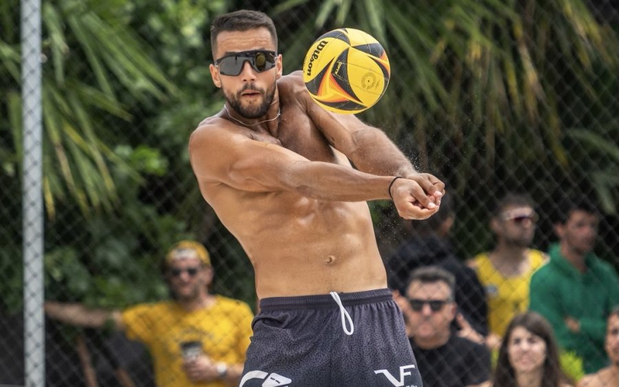 Αργυρός ο Κεφαλονίτης Βαγγέλης Σιδέρης στο πανελλήνιο πρωτάθλημα Beach Volley Chania Open