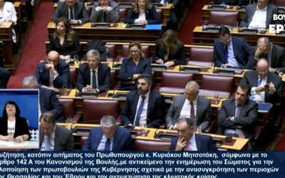 Π.Καππάτος: «Οι Πρωτοβουλίες της Κυβέρνησης σχετικά με την ανασυγκρότηση Θεσσαλίας και Έβρου και την αντιμετώπιση της κλιματικής κρίσης»