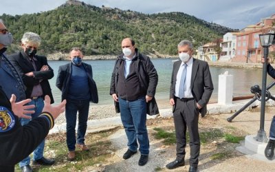 Κυβερνητικό κλιμάκιο επισκέφτηκε την Κεφαλονιά για θέματα φυσικών καταστροφών (εικόνες)