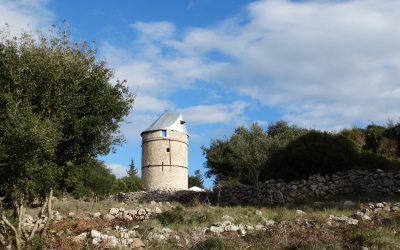 Ανεμόμυλος στα Μαρκουλάτα Ερίσσου (εικόνες)